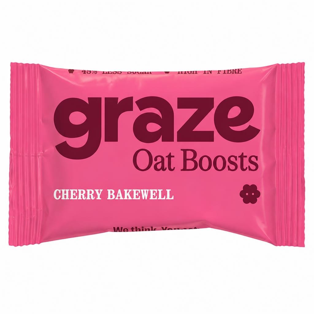 Graze Cherry Bakewell Fibre Flapjack 53g