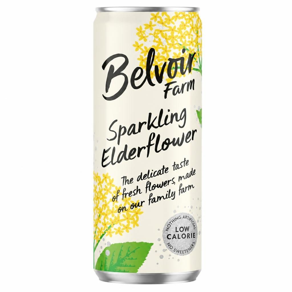 Belvoir Farm Sparkling Elderflower 330ml