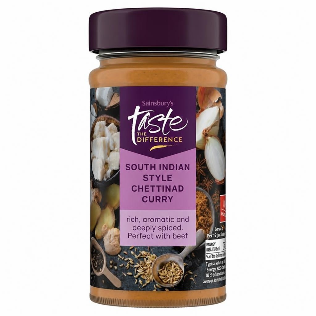 Sainsbury's South Indian Style Chettinad Curry Sauce, Taste the Difference 340g