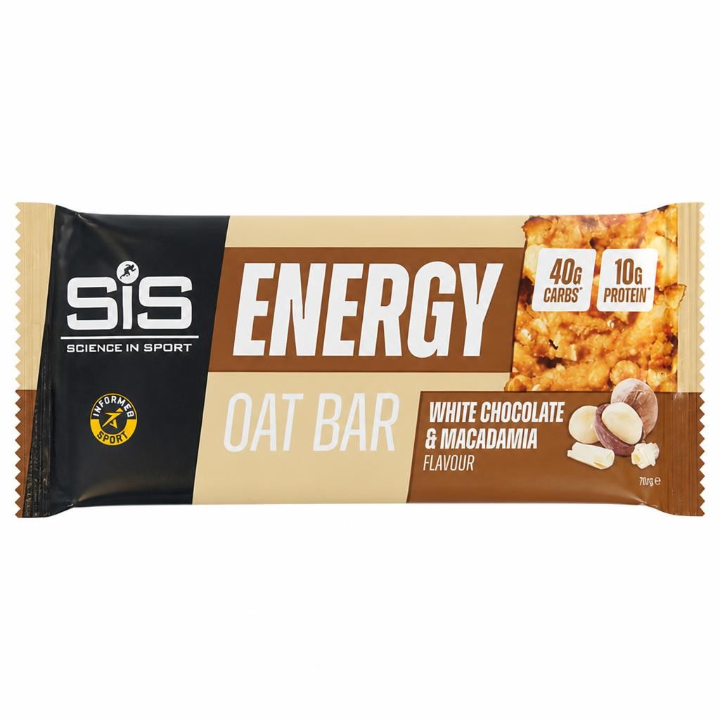 Science in Sport Energy White Chocolate & Macadamia Flavour Oat Bar 70g