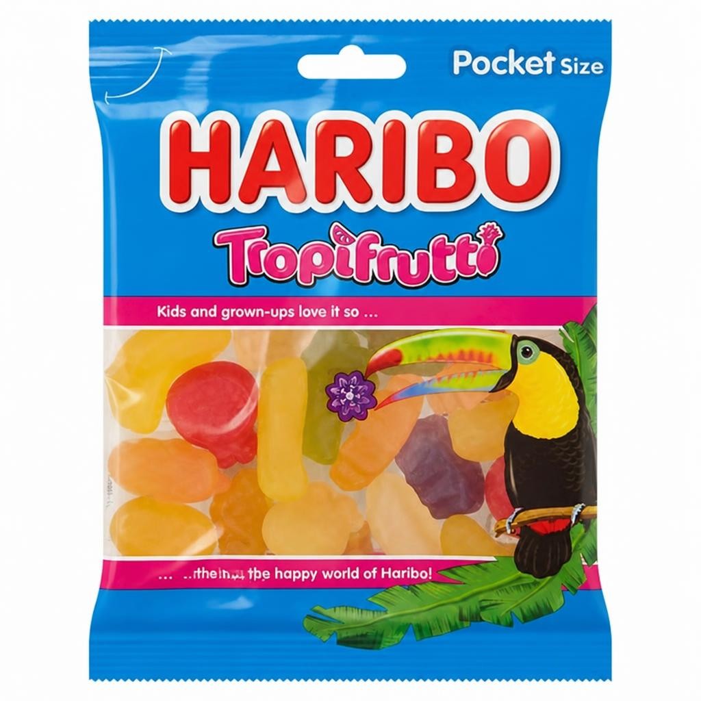 Haribo Halal Tropifrutti Bag 100g