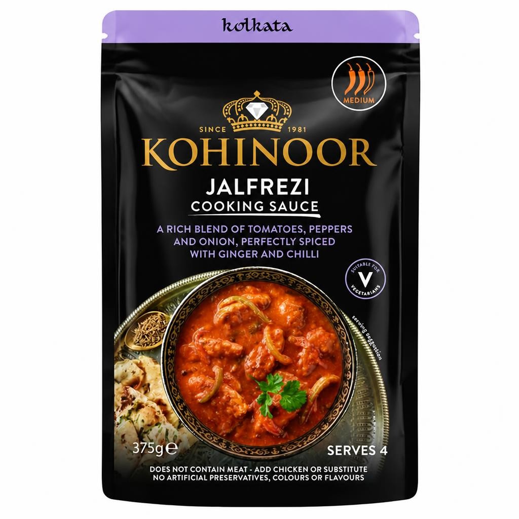Kohinoor Calcutta Jalfrezi Cooking Sauce 375g