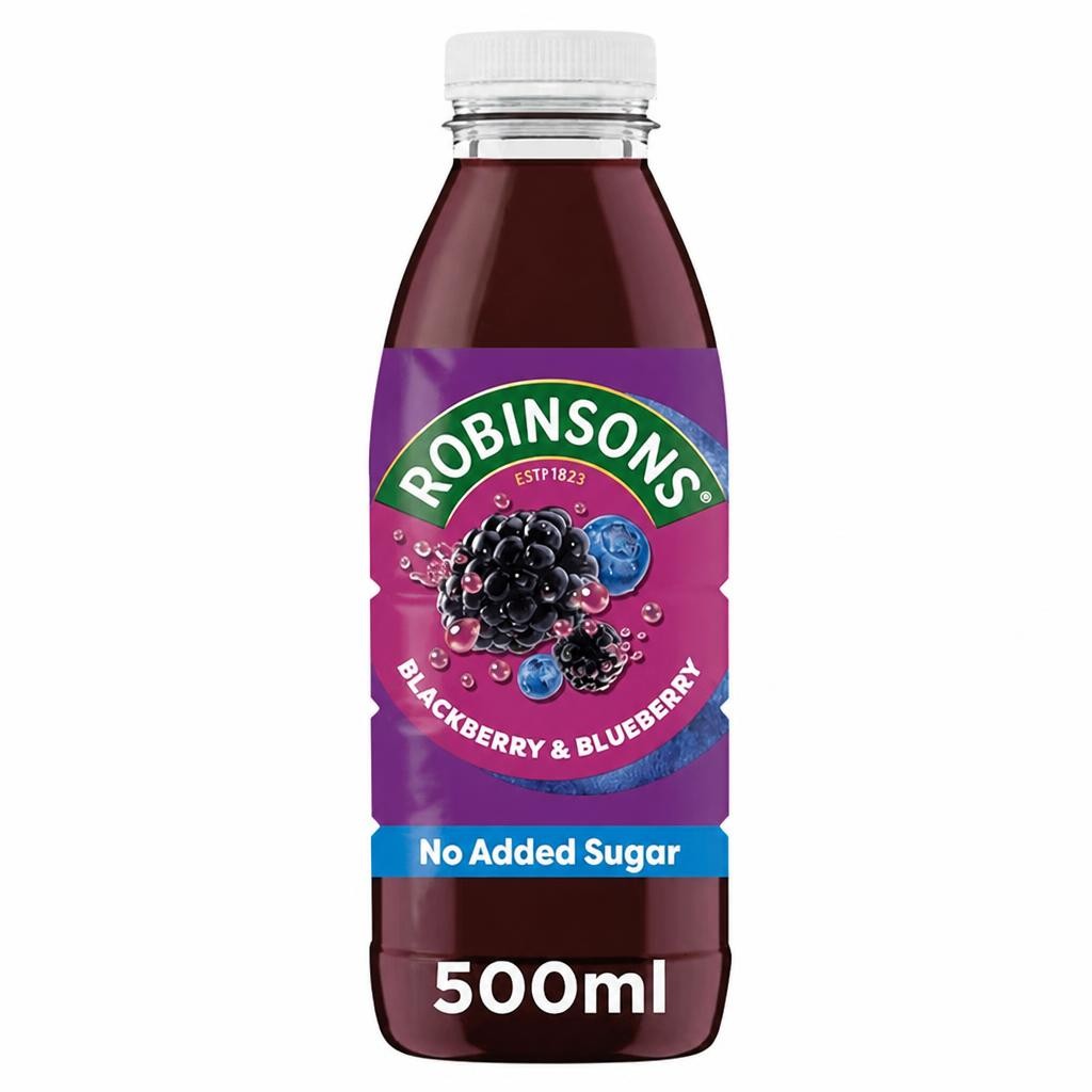 Robinsons Ready To Drink Blackberry & Blueberry Juice Drink 500ml