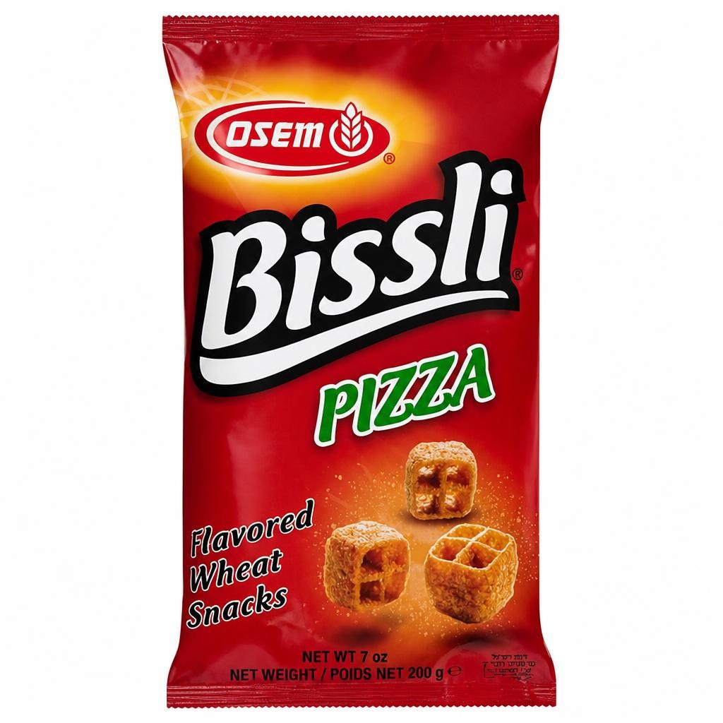 Osem Bissli Pizza Flavored Wheat Snacks 200g