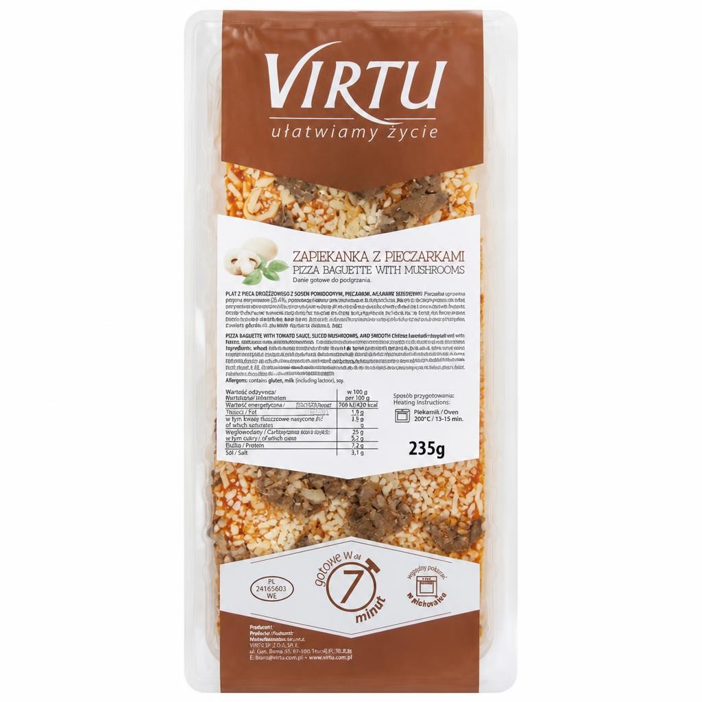 Virtu Zapiekanka With Mushrooms 235g