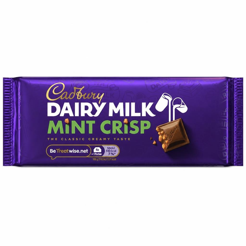 Cadbury Dairy Milk Mint Crisp 54g