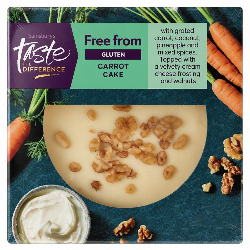 Sainsbury's Free From Carrot Cake, Taste the Difference 386g