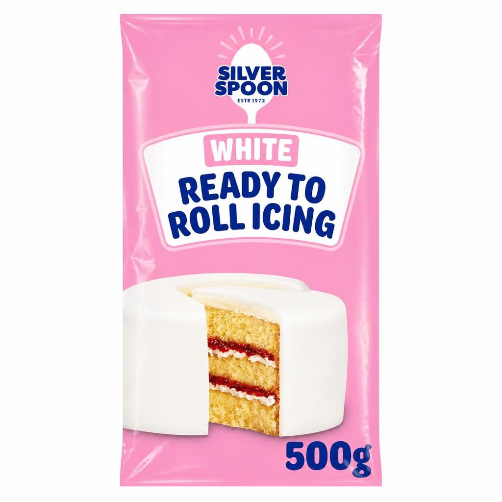 Silver Spoon White Ready To Roll Icing 500g