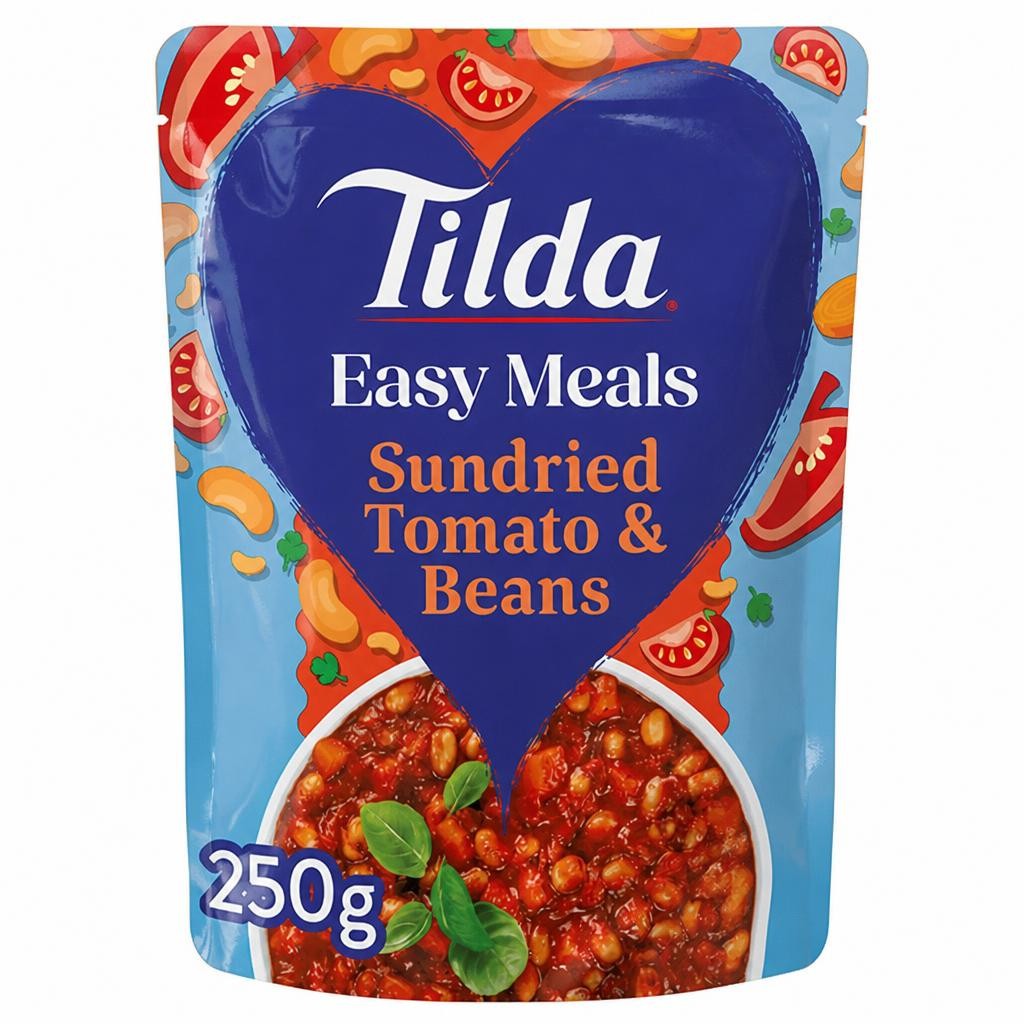Tilda Easy Meals Sundried Tomato & Beans 250g