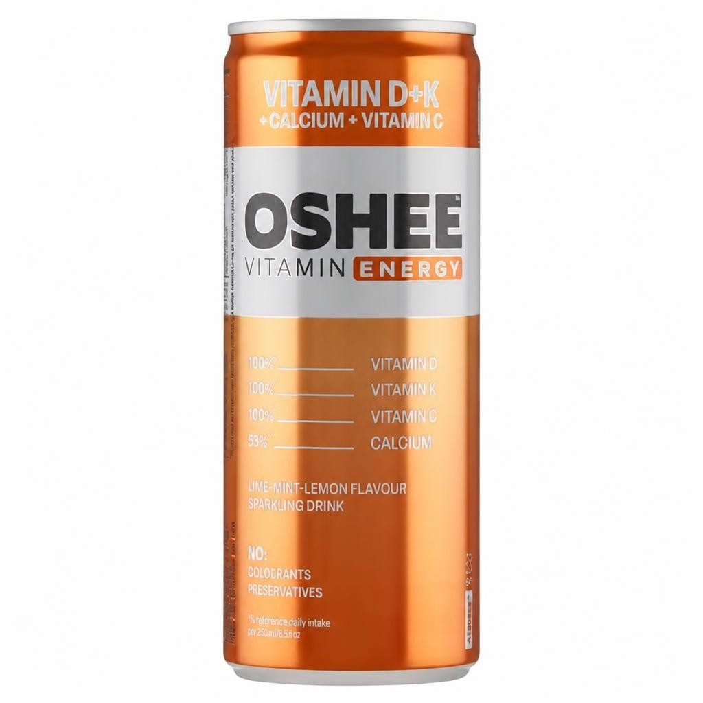 Oshee Vitamin Hydration Mint Lime Lemon Flavour Sparkling Drink 250ml