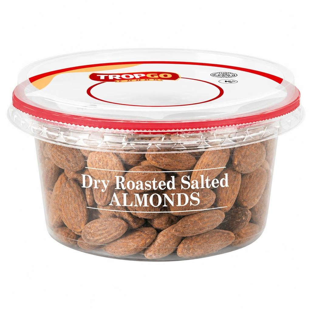 World Of Nuts Dry Roast Salted Almond 180g