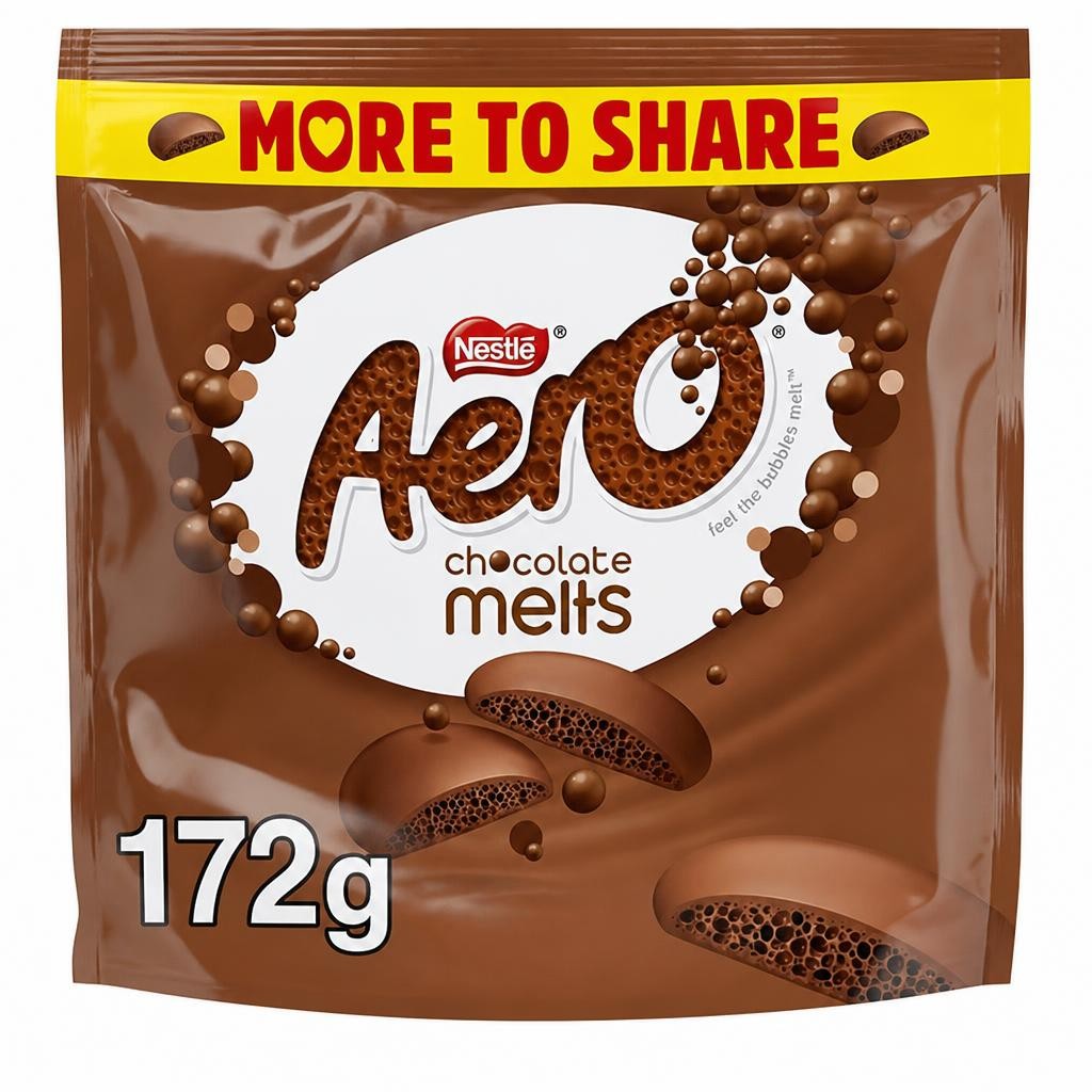 Aero Melts Milk Chocolate Sharing Bag 172g