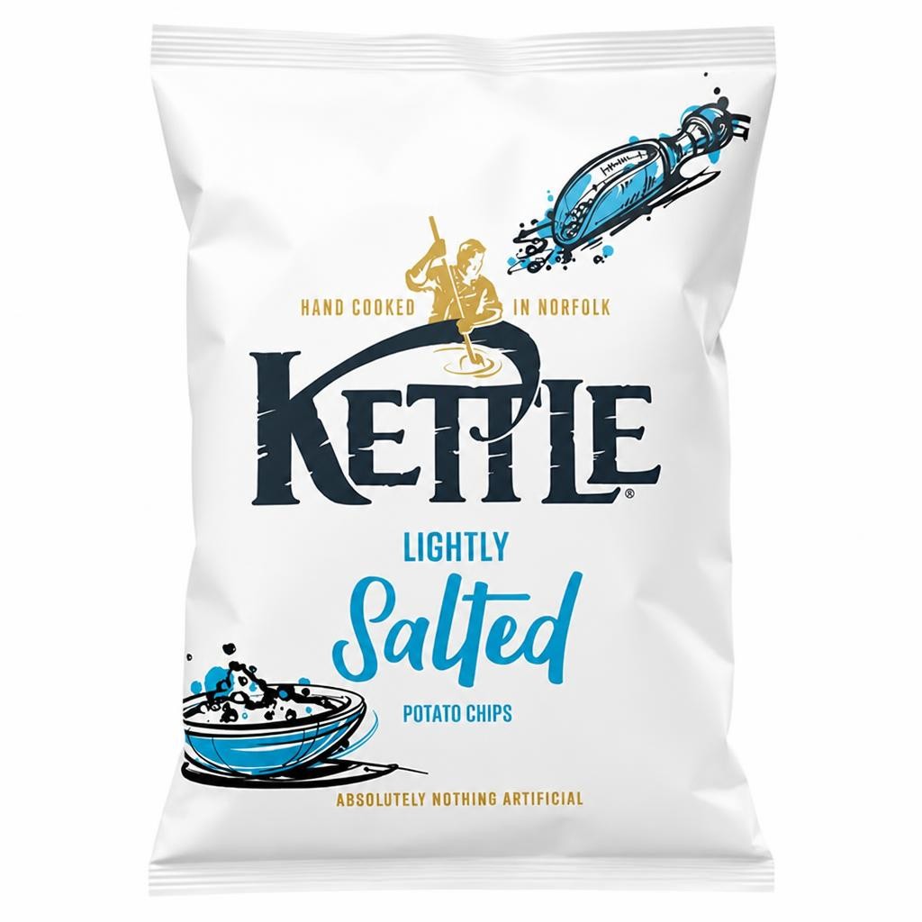 Kettle Lightly Salted Potato Chips 40g