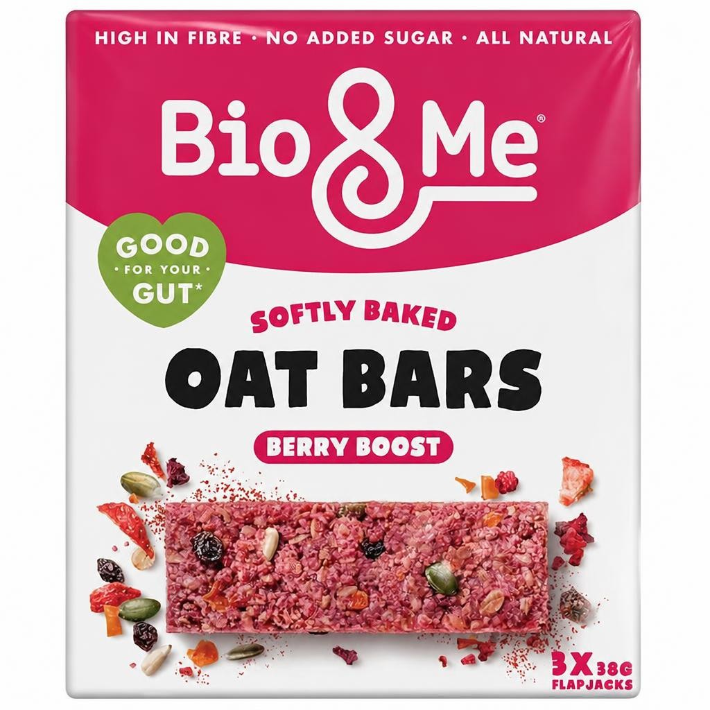 Bio & Me Super Berry Oat Bar 3x38g