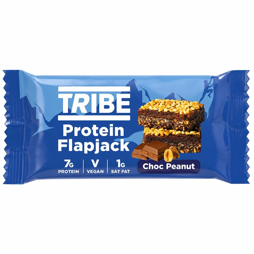 Tribe Choc Peanut Protein Flapjack 50g