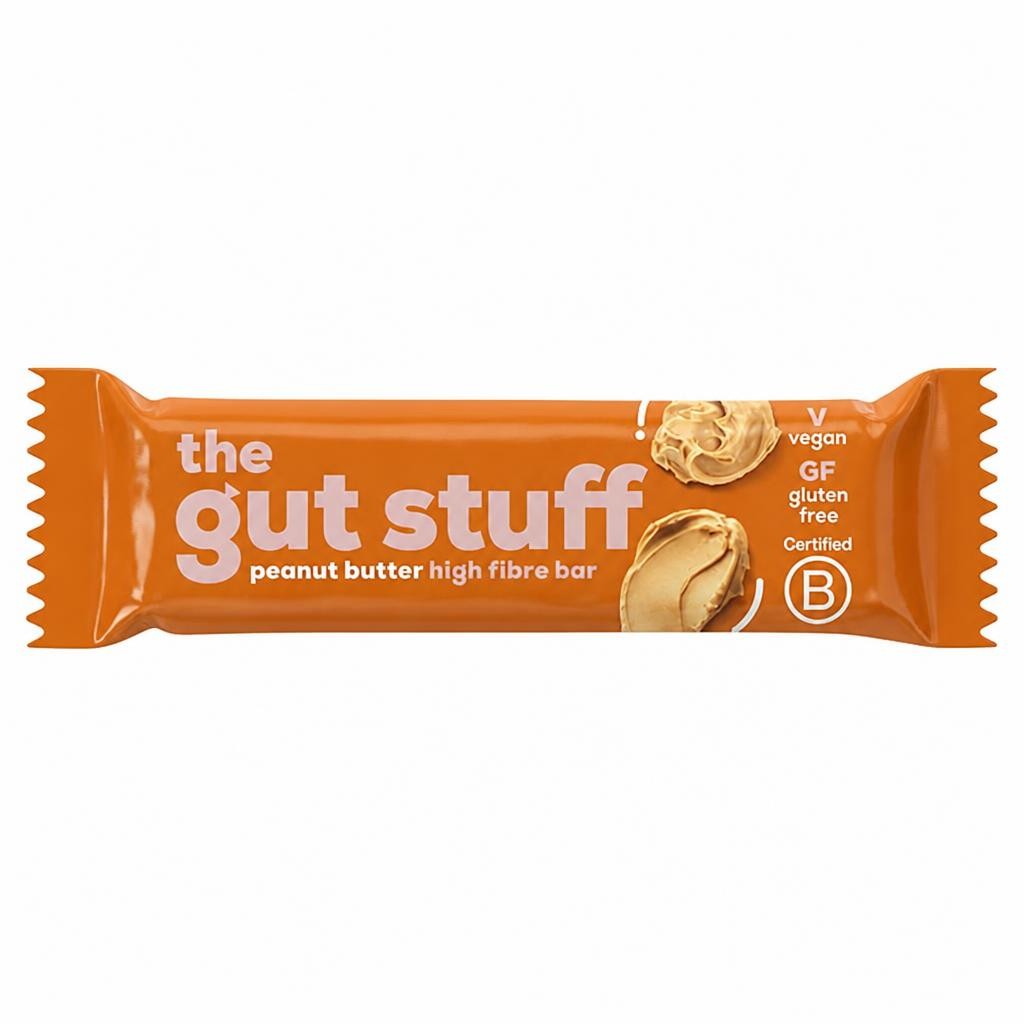 The Gut Stuff Peanut Butter High Fibre Bar 35g