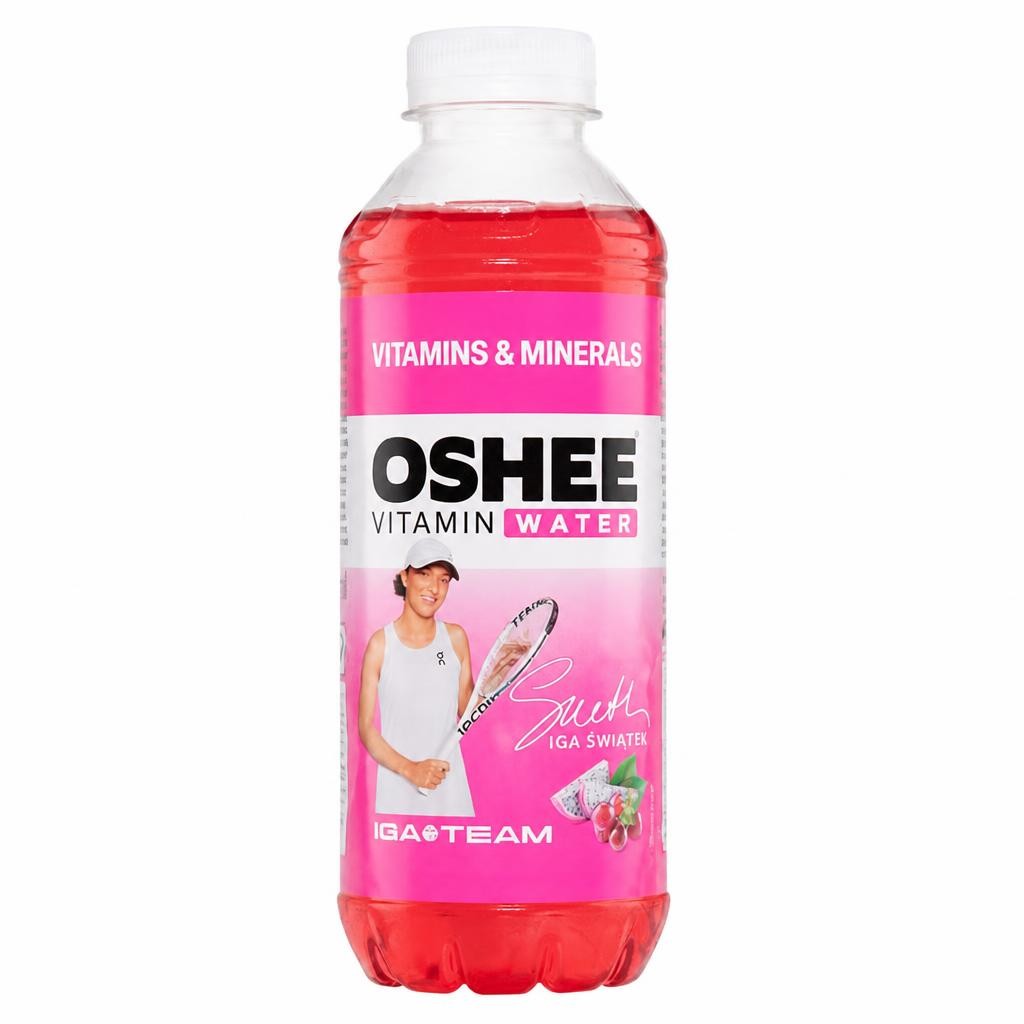 Oshee Vitamin Water Red Grape/Dragonfruit Flavour 555ml