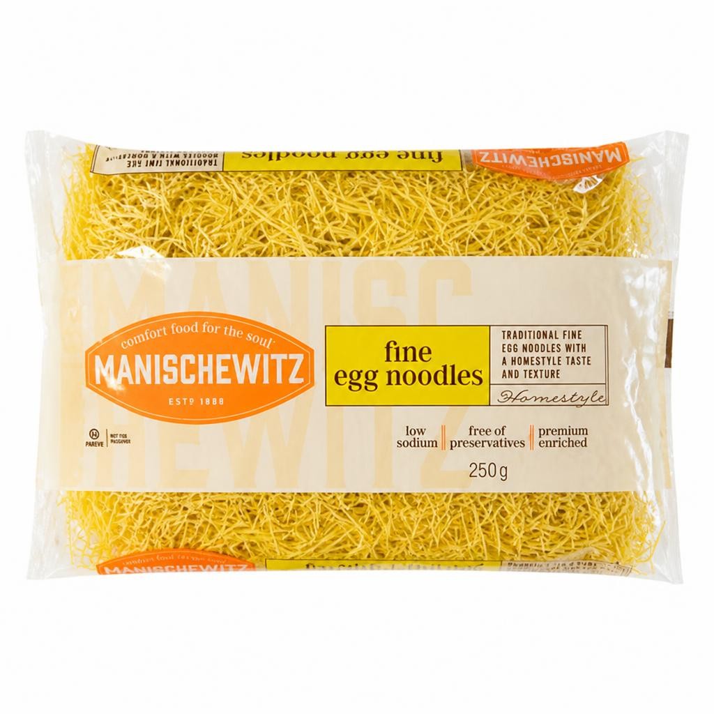 Manischewitz Egg Noodles, Fine 250g