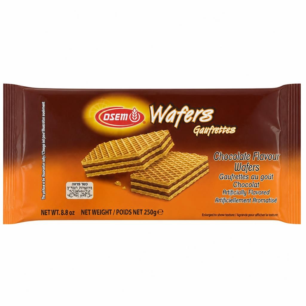 Osem Wafers Chocolate Flavored 250g