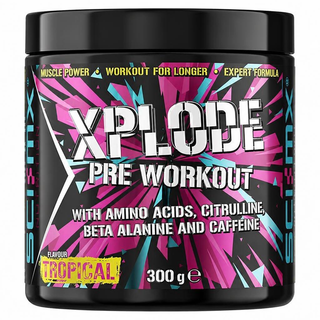 Sci-MX Nutrition Xplode Pre Workout Flavour Tropical 300g