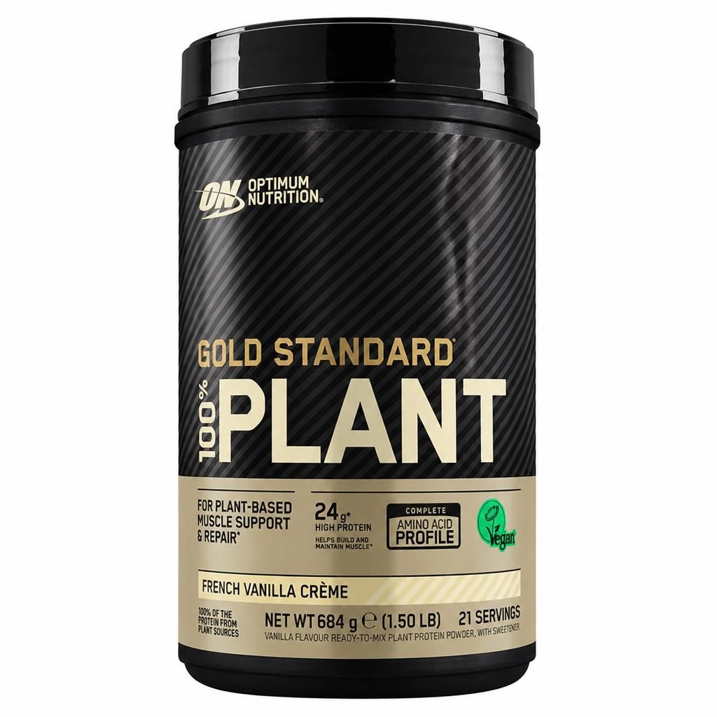Optimum Nutrition Gold Standard 100% Plant Protein Powder French Vanilla Creme Flavour 21 servings 684g