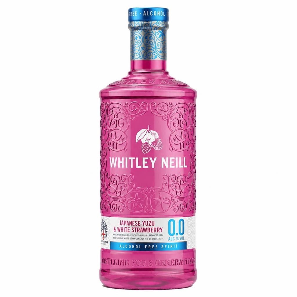 Whitley Neill Japanese Yuzu & White Strawberry 0.0% Alcohol Free Spirit 70cl