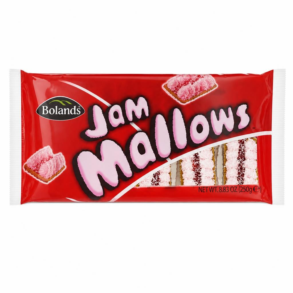 Bolands Jam Mallows 250g