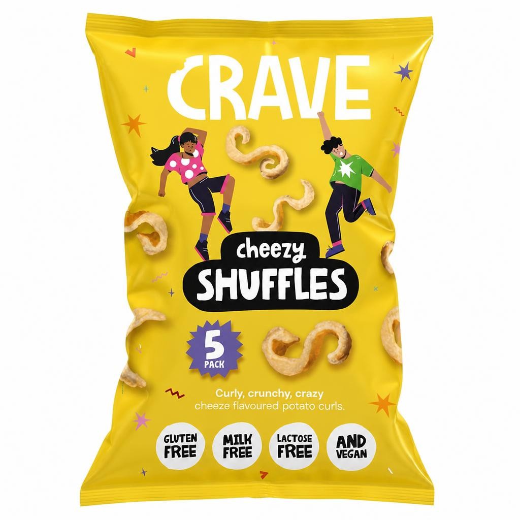 Crave Cheezy Shuffles 5 x 18g