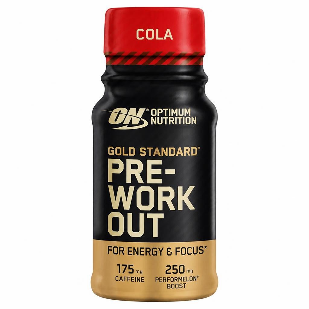 Optimum Nutrition Gold Standard Pre Workout Energy Shot Cola Flavour single serve 60ml