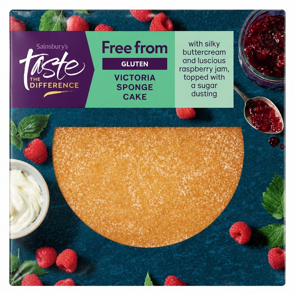 Sainsbury's Free From Victoria Sponge, Taste the Difference 354g