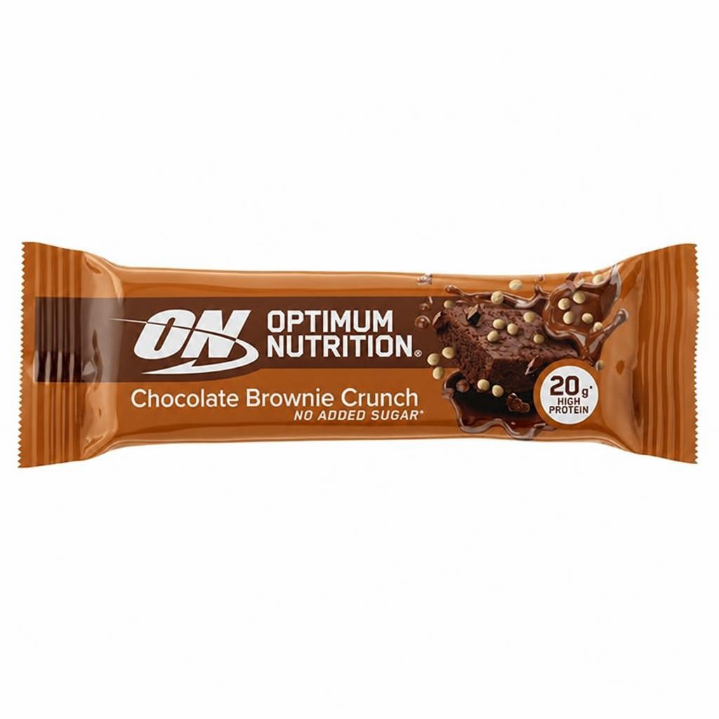 Optimum Nutrition Protein Bar Chocolate Brownie Crunch Flavour single serve 65g