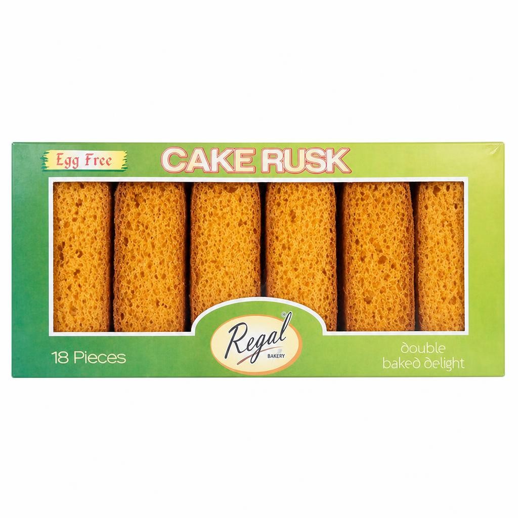 Regal Bakery Egg Free Cake Rusk 18 Pieces