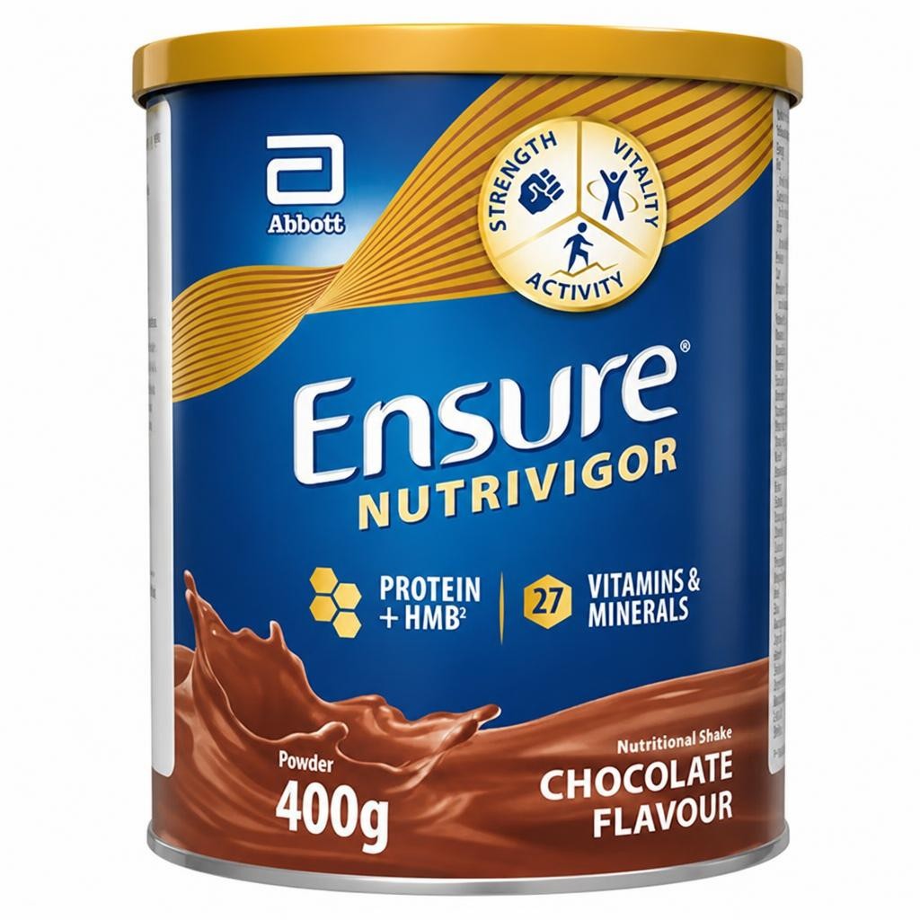 Ensure NutriVigor Chocolate Flavour Nutritional Protein Shake 400g