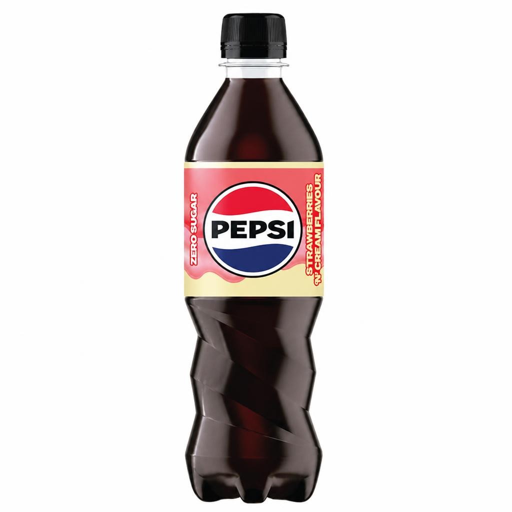 Pepsi Treats Strawberries N Cream Flavour Bottle 500ml