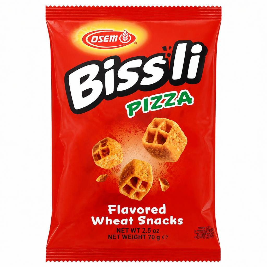 Osem Bissli Pizza Flavoured Wheat Snacks 70g
