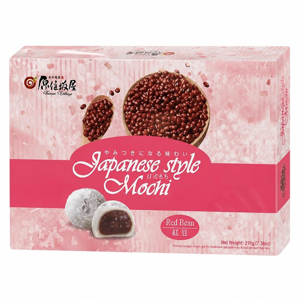 Japanese Style Mochi Red Bean 210g