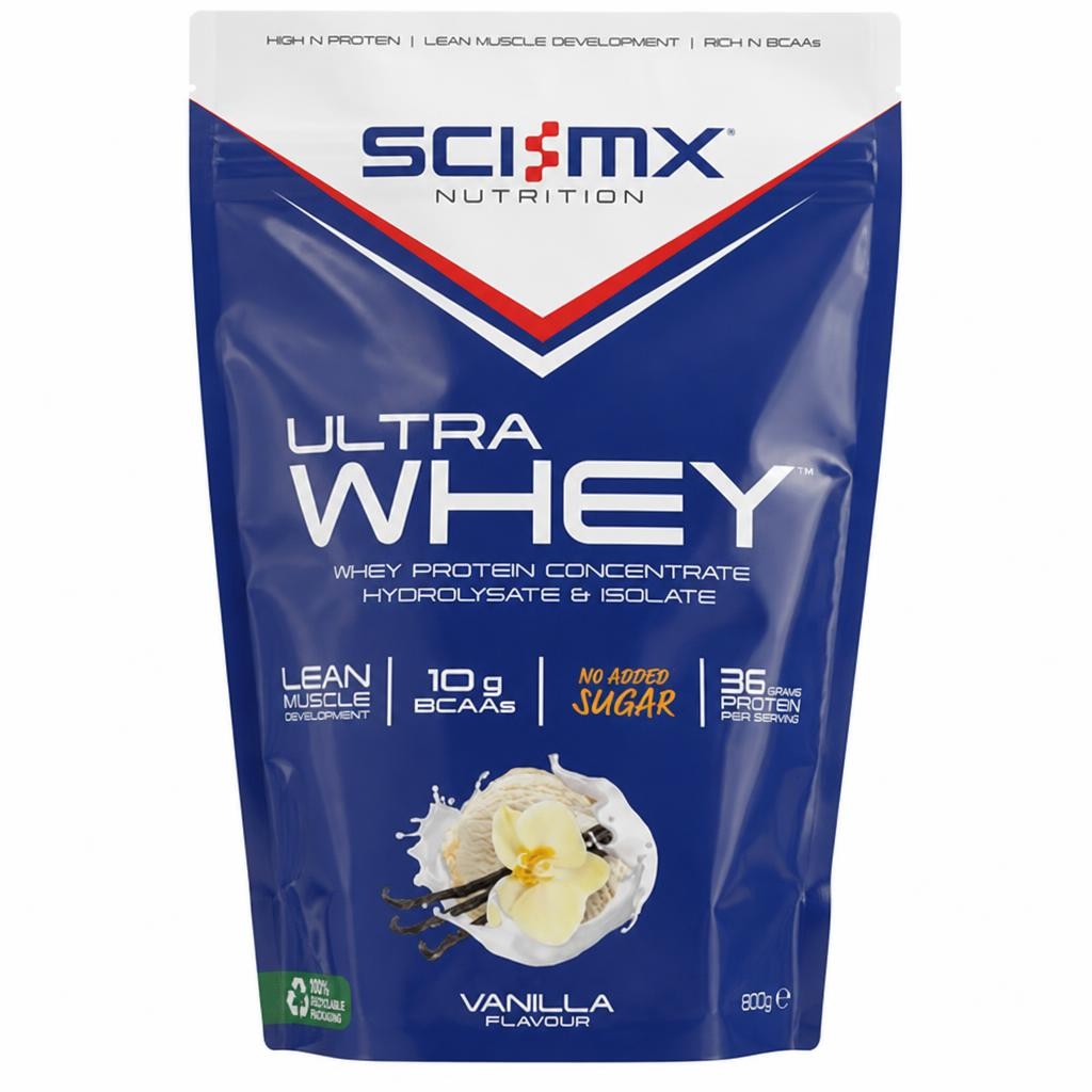 Sci-MX Nutrition Vanilla Flavour Ultra Whey 800g