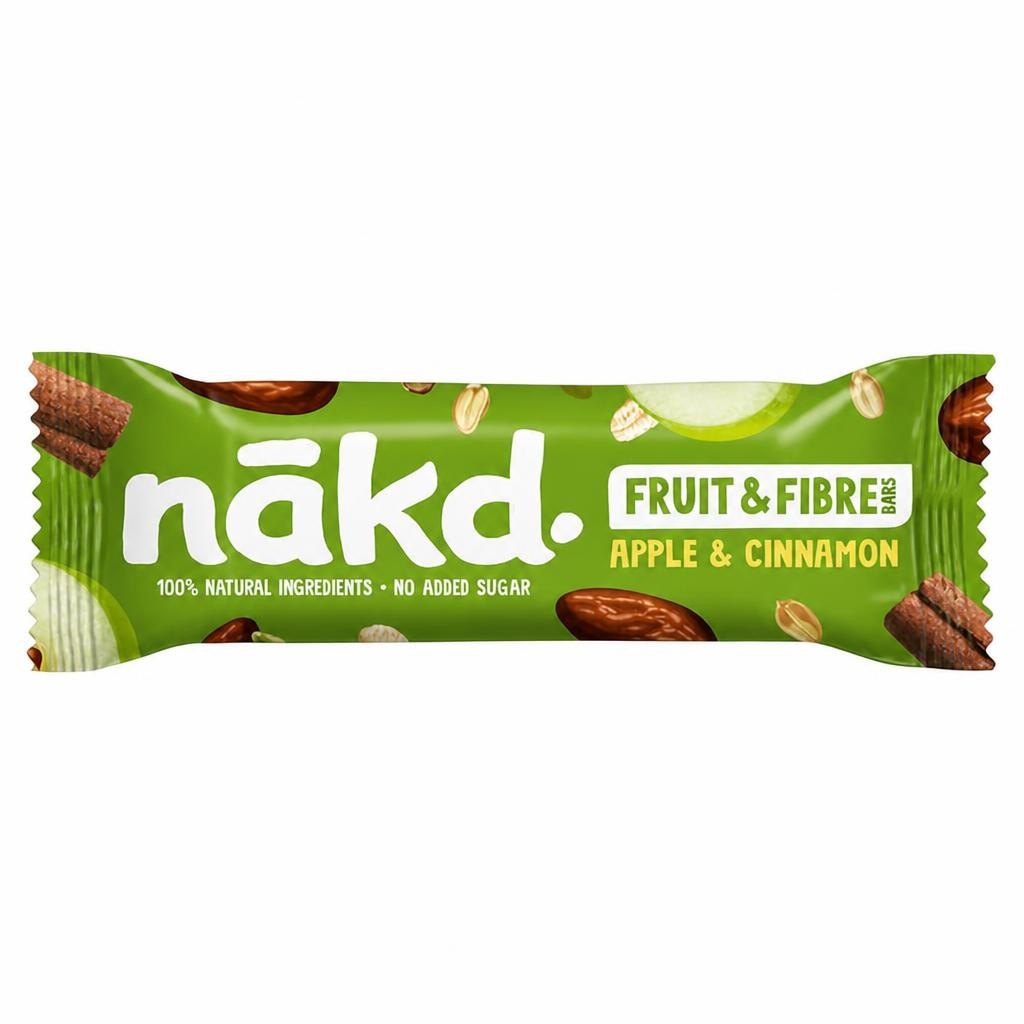 Nakd Apple & Cinnamon Fruit & Fibre Bar 44g