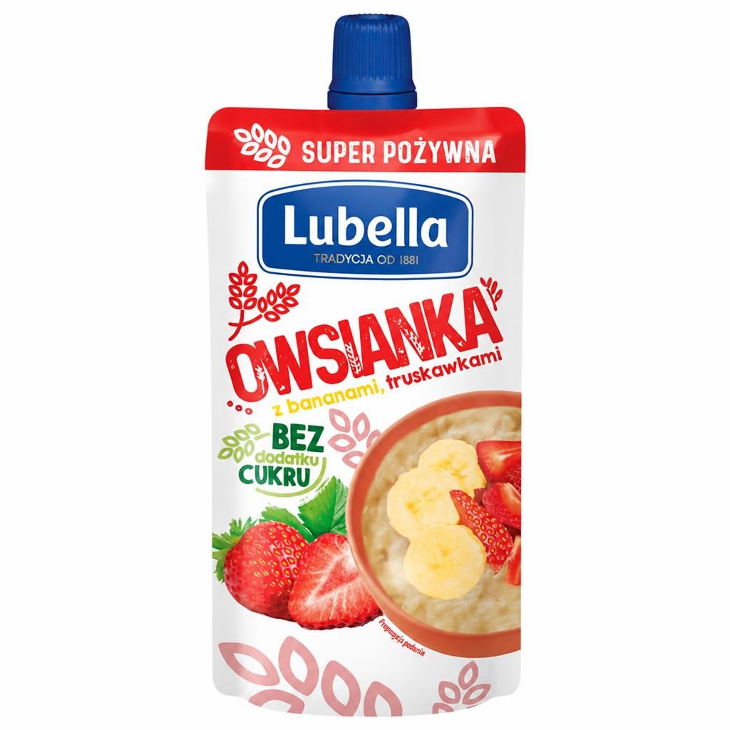 Lubella Porridge Pouch with Strawberry 100g