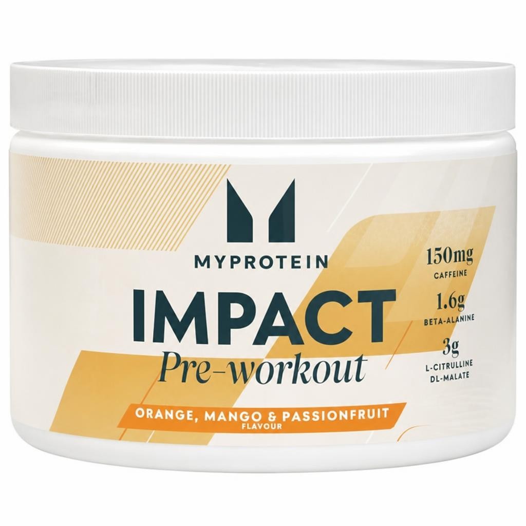 Myprotein Impact Pre Workout Orange Mango & Passion Fruit Flavour 150g