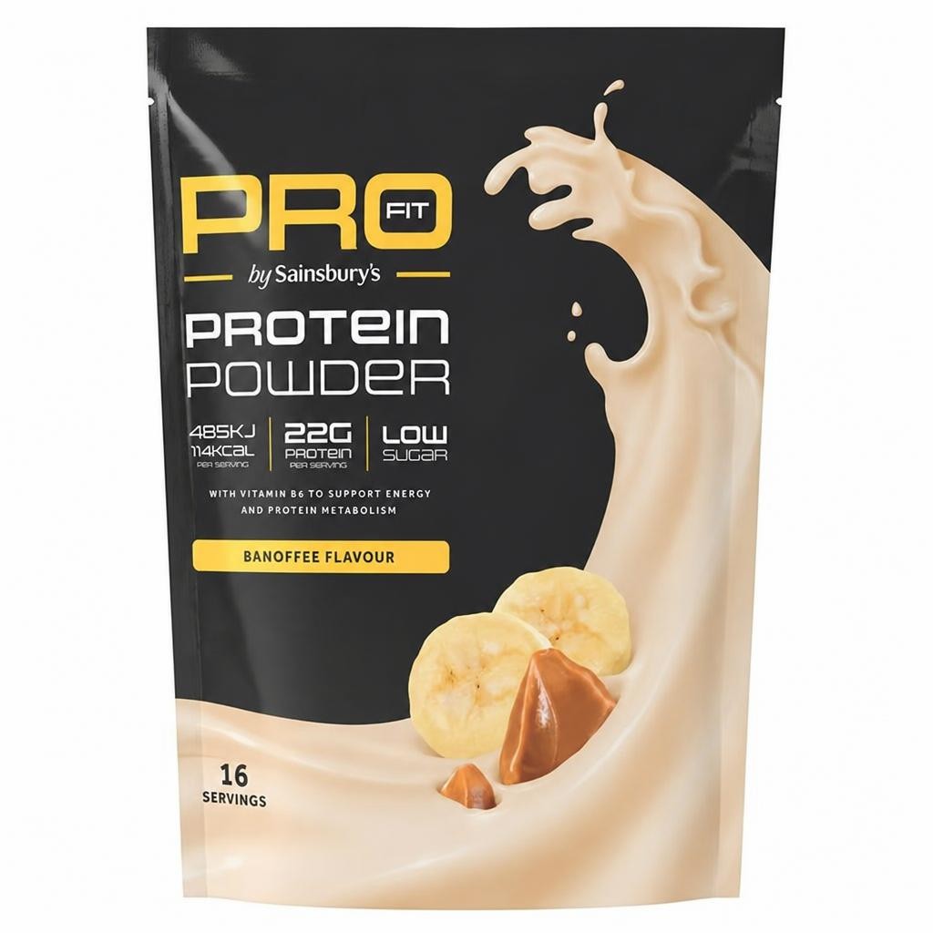 Sainsbury's Pro Fit Banoffee Whey Protein Powder 500g