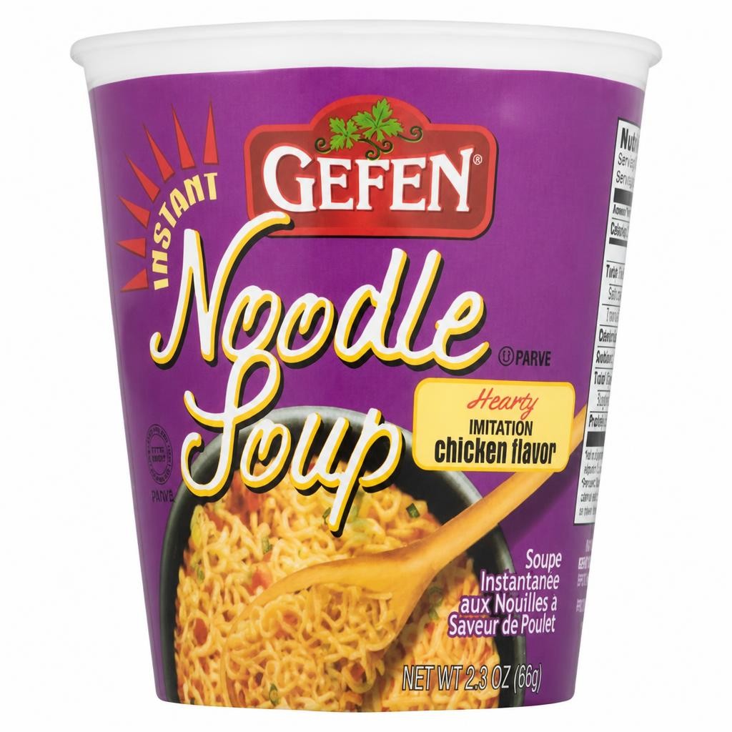 Gefen Instant Noodle Soup, Hearty Chicken 66g
