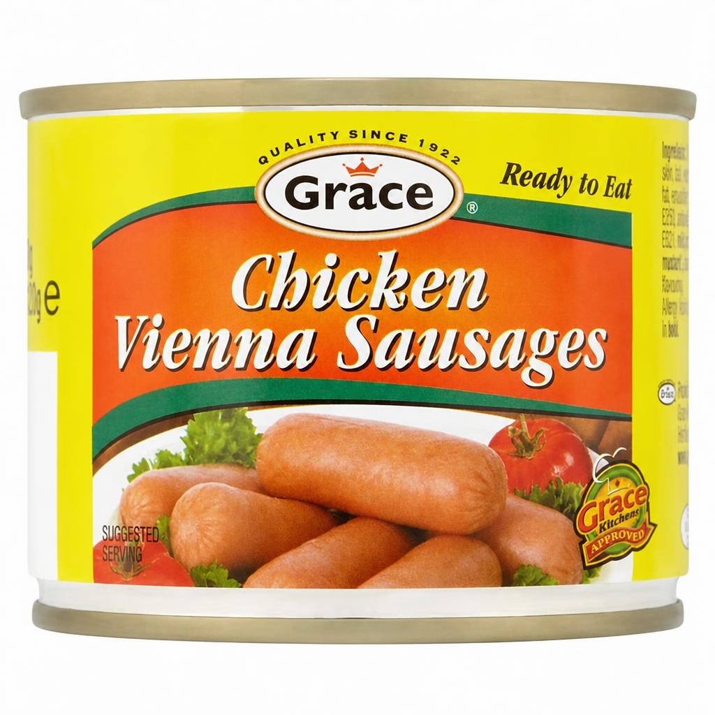 Grace Chicken Vienna Sausages 200g (120g*)