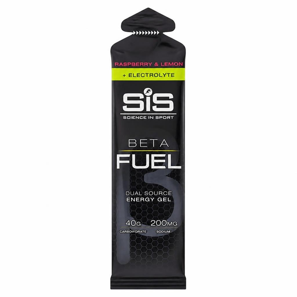 Science in Sport Raspberry & Lemon + Electrolyte Beta Fuel Energy Gel 60ml