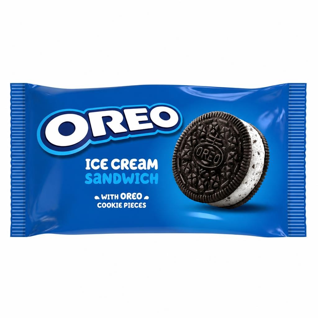 Oreo Ice Cream Sandwich with Cookie Pieces 70g