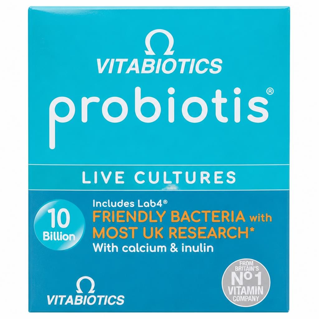 Vitabiotics Probiotis 10 Billion Vegan Capsules x30