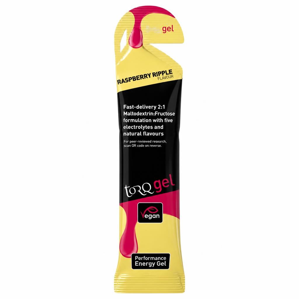 Torq Gel Raspberry Ripple Flavour 45g