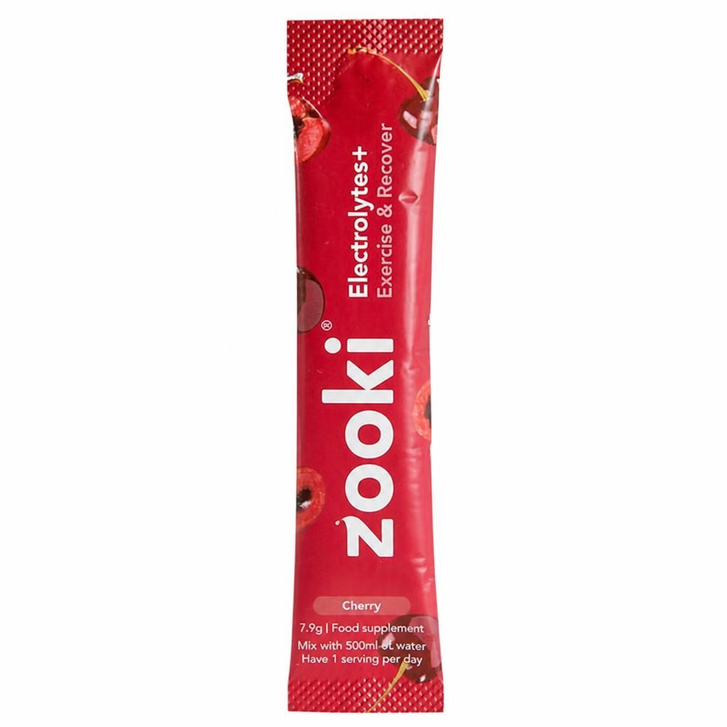 Zooki Electrolytes + Exercise & Recover Food Supplement Cherry 7.35g