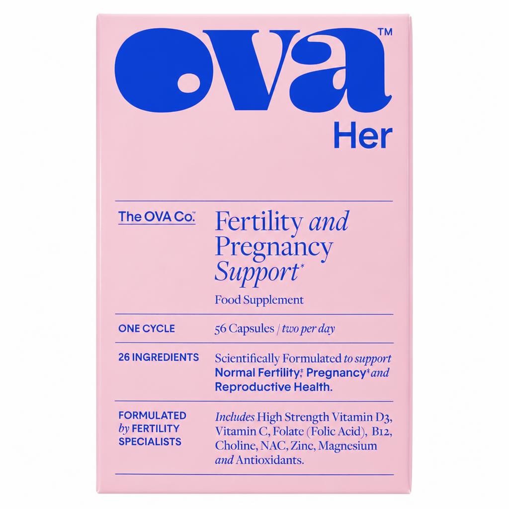 Ovaher Fertility & Pregnancy Support Food Supplement Capsules