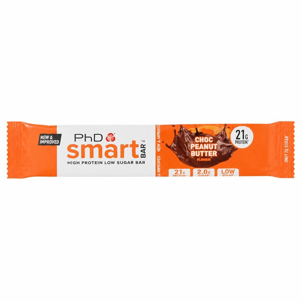 PhD Choc Peanut Butter Flavour Smart Bar 64g